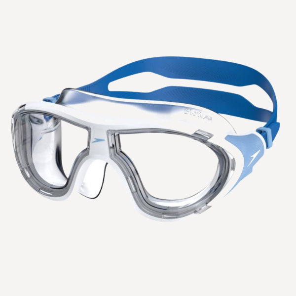 Очки для плавания Speedo Biofuse 2.0 Mask (прозрачные; прозрачный/голубой)
